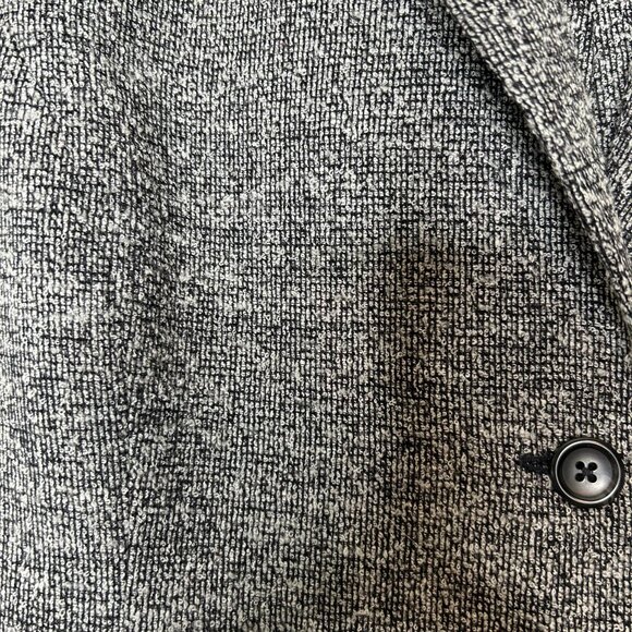 Talbots Women’s Pant Suit sz 16  Black & White Italian Wool Blend Tweed Lined - Picture 6 of 7